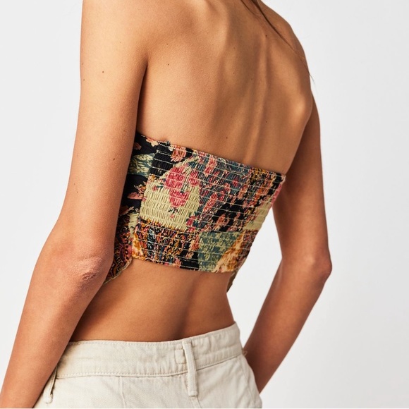 - free people strapless bandanna top - Picture 5 of 5